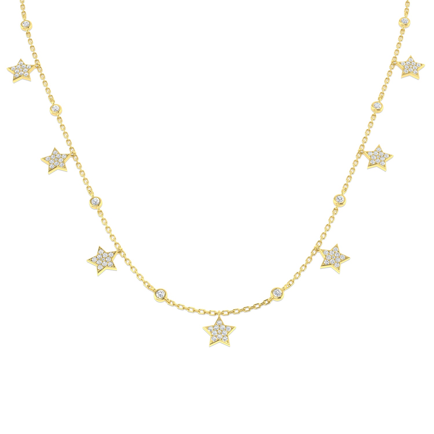 Round Diamond Necklace