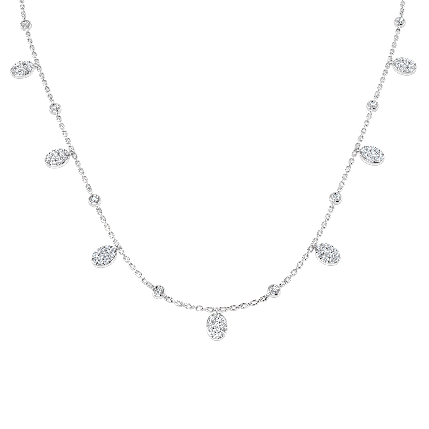 Round Diamond Necklace