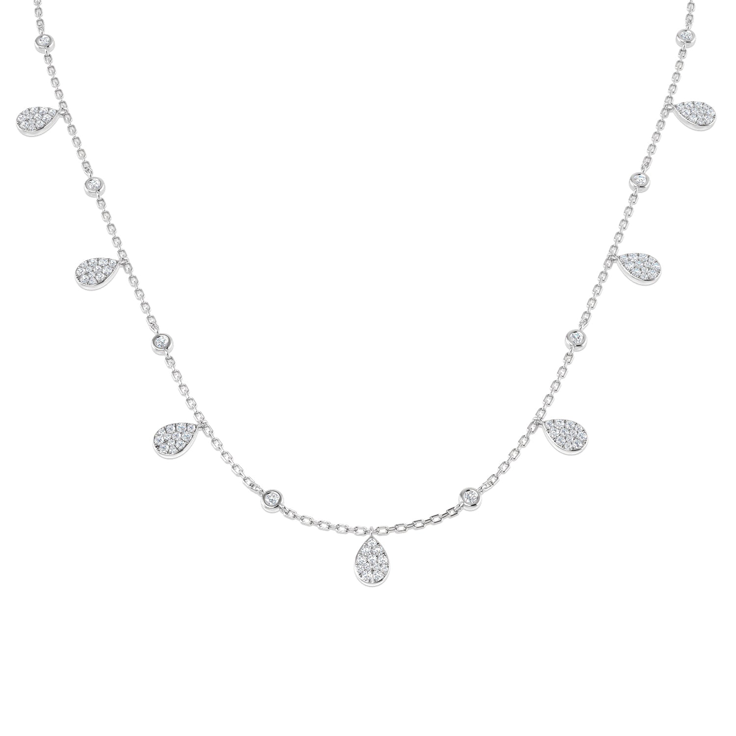 Round Diamond Necklace