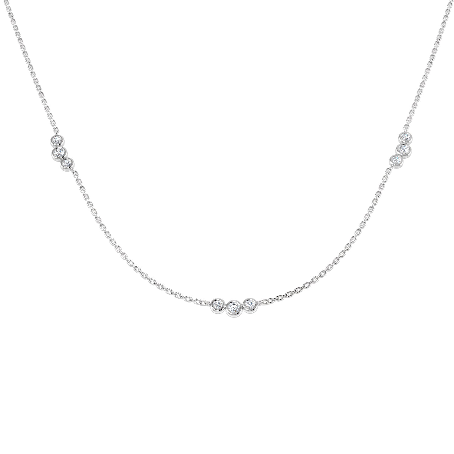 Round Diamond Necklace