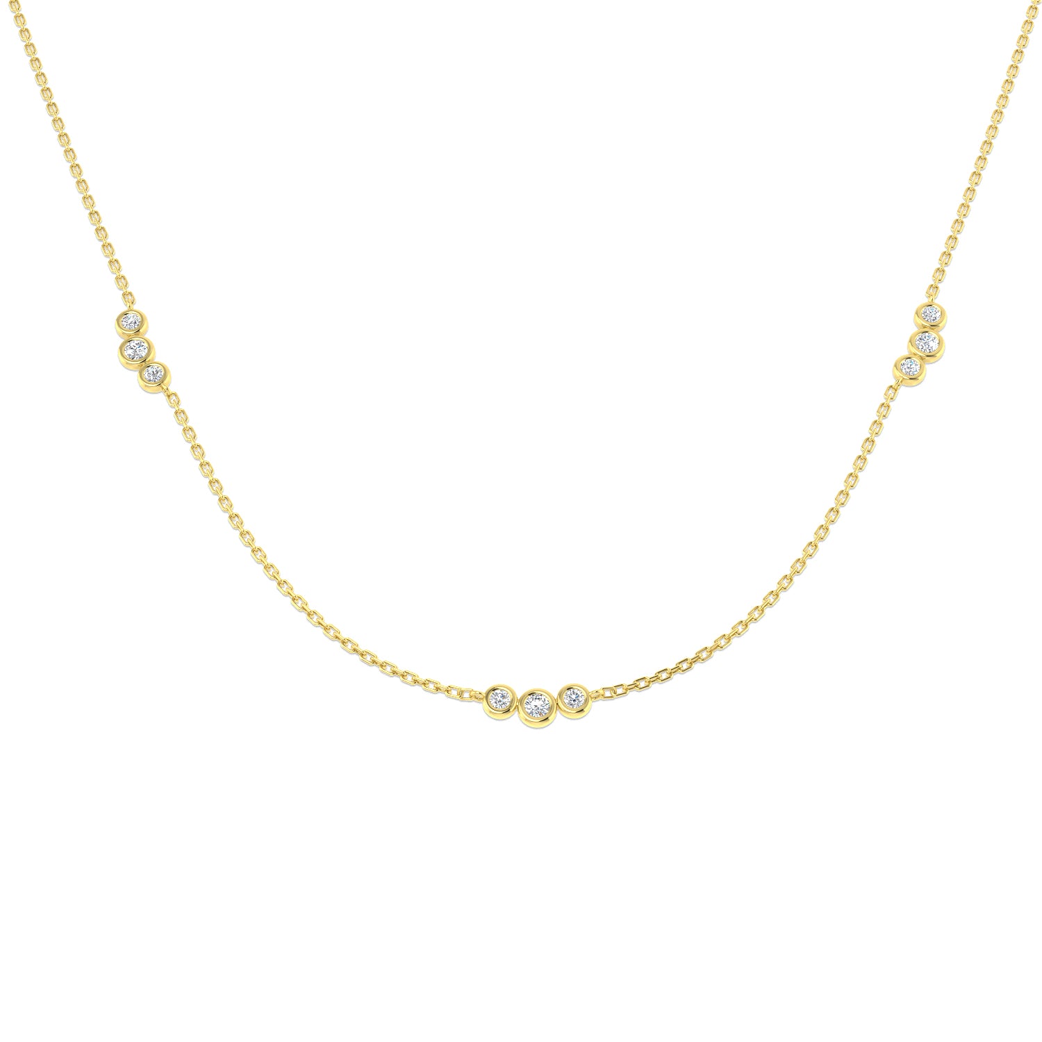 Round Diamond Necklace