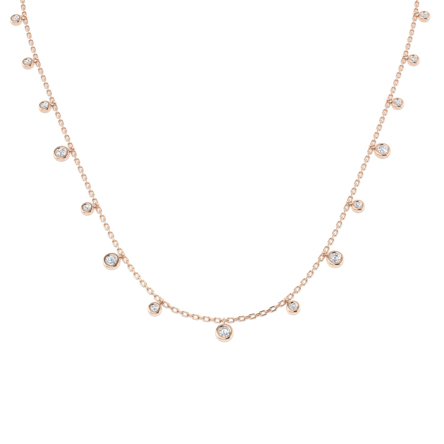 Round Diamond Necklace