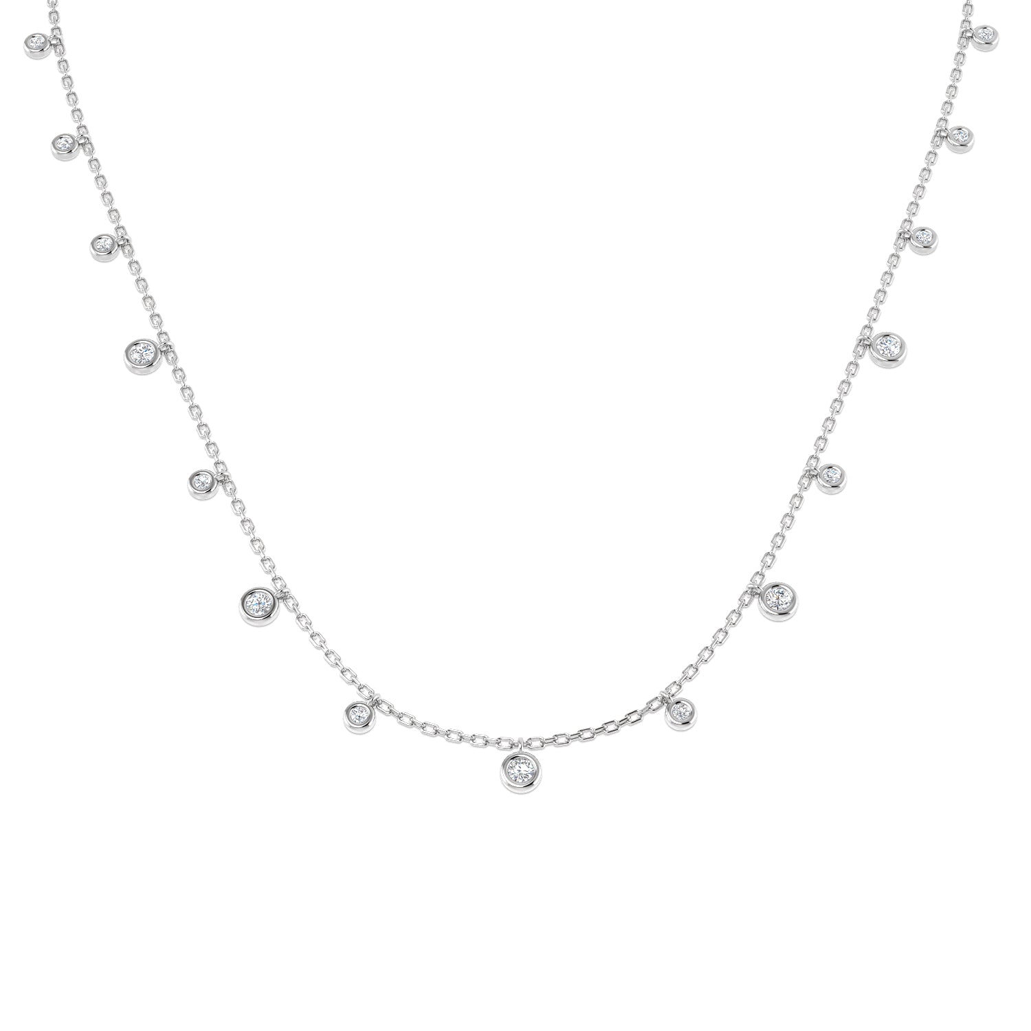Round Diamond Necklace