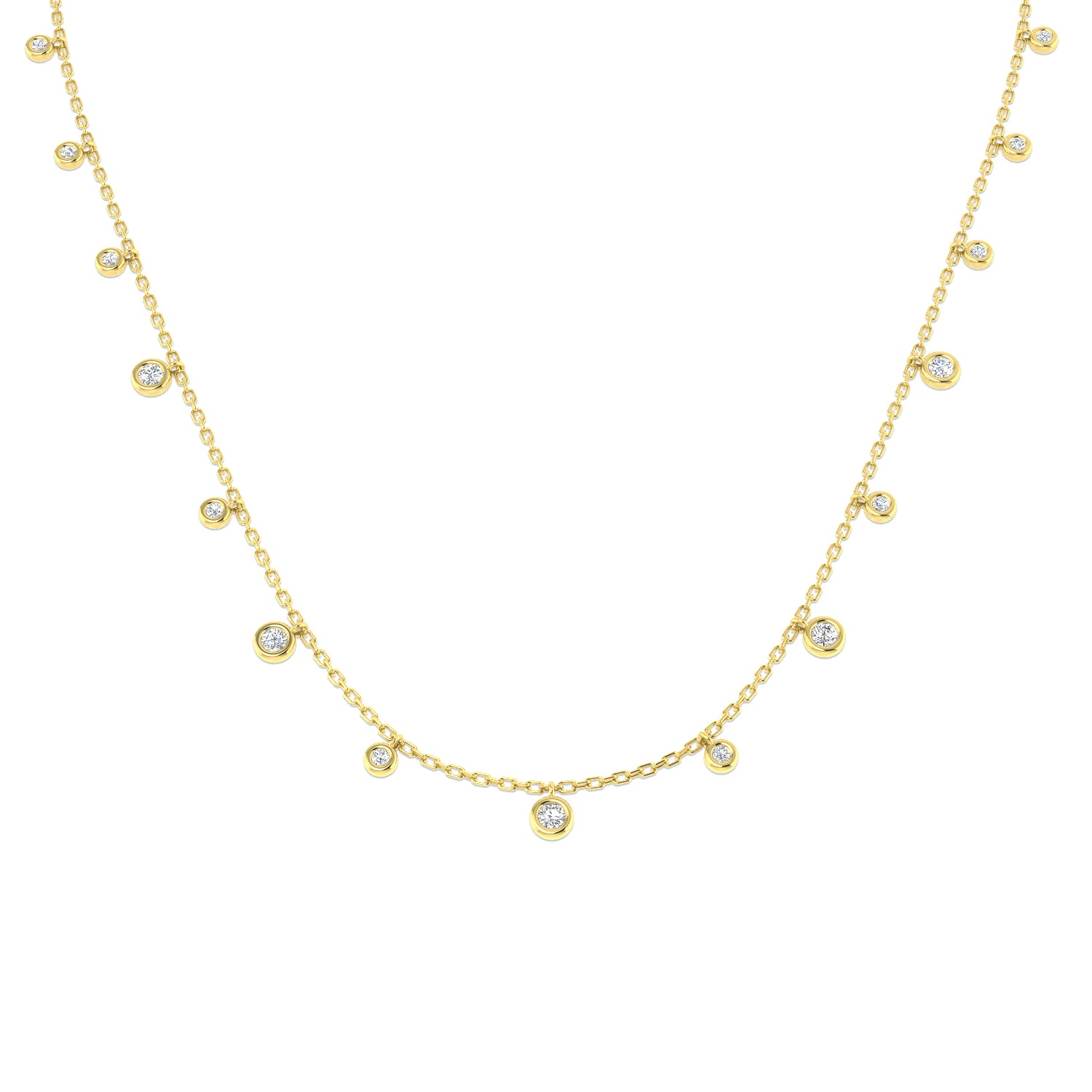 Round Diamond Necklace
