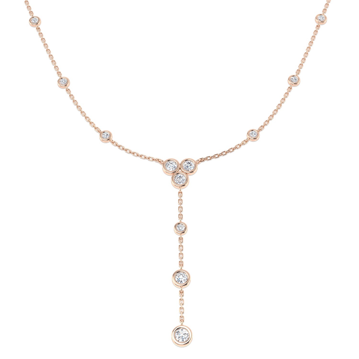 Round Diamond Necklace