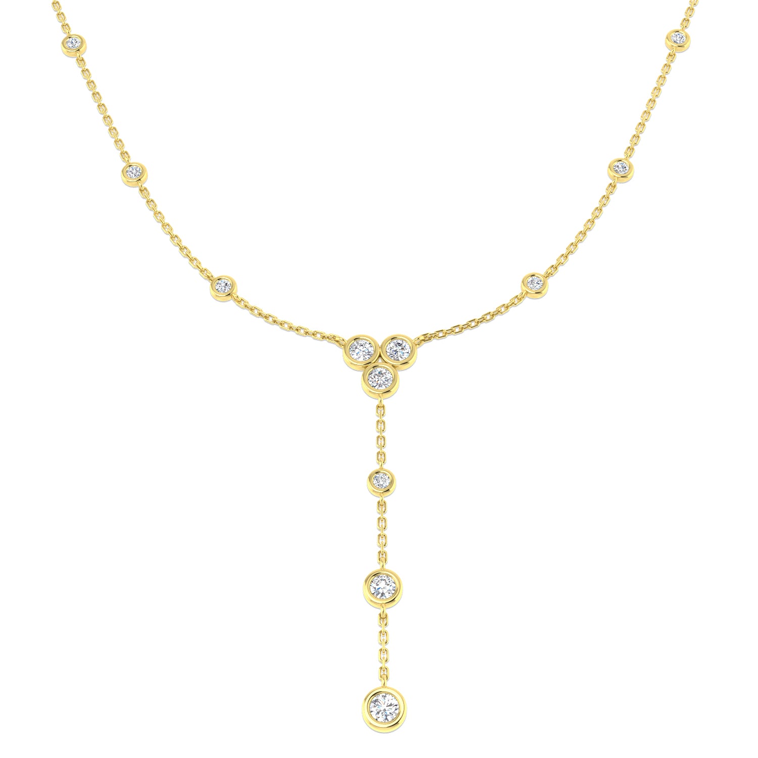 Round Diamond Necklace