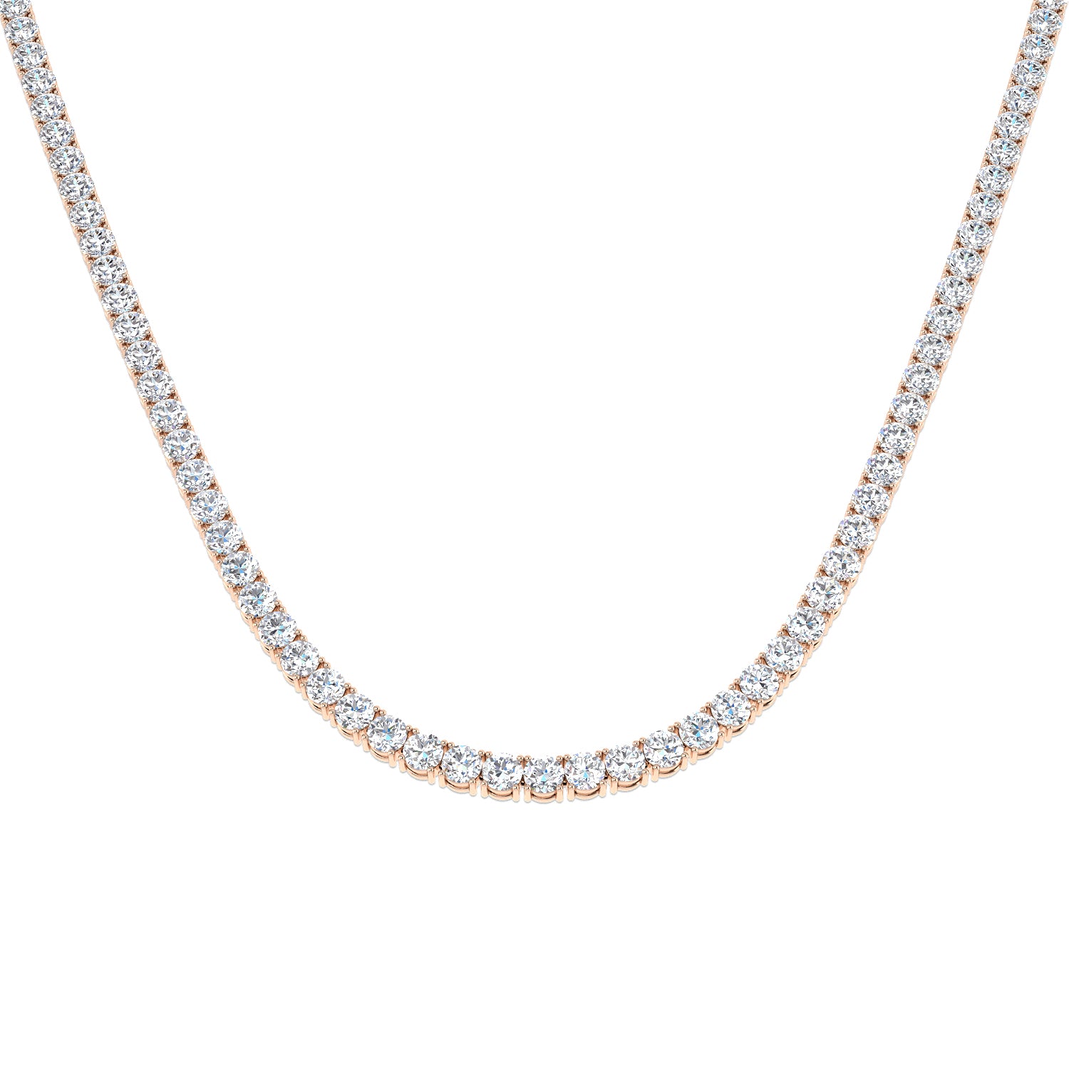 Round Diamond Necklace