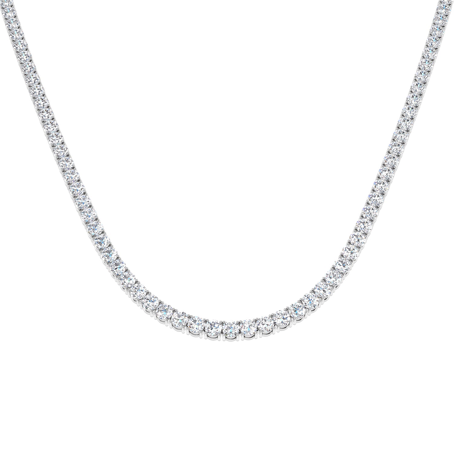 Round Diamond Necklace