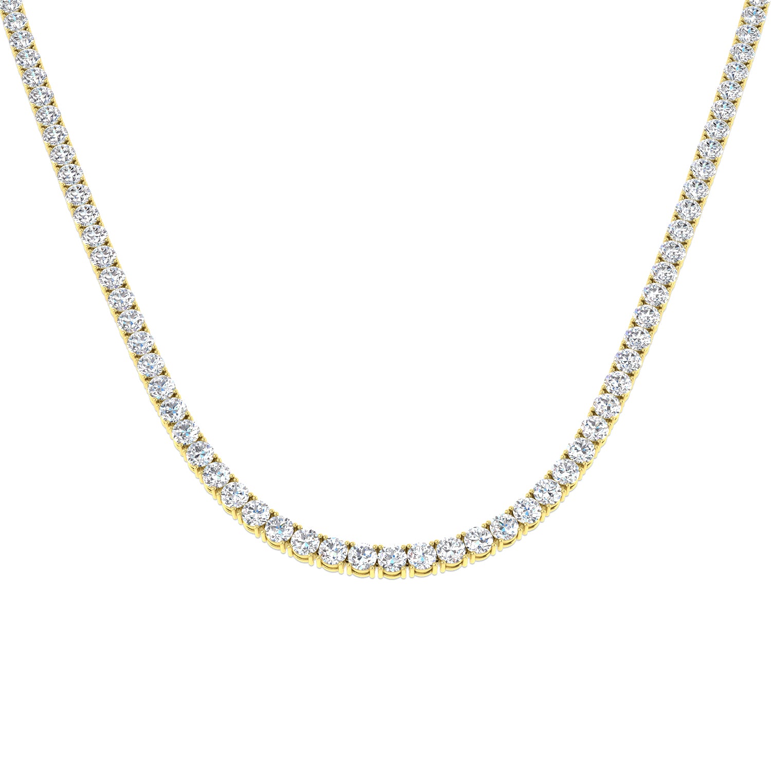 Round Diamond Necklace