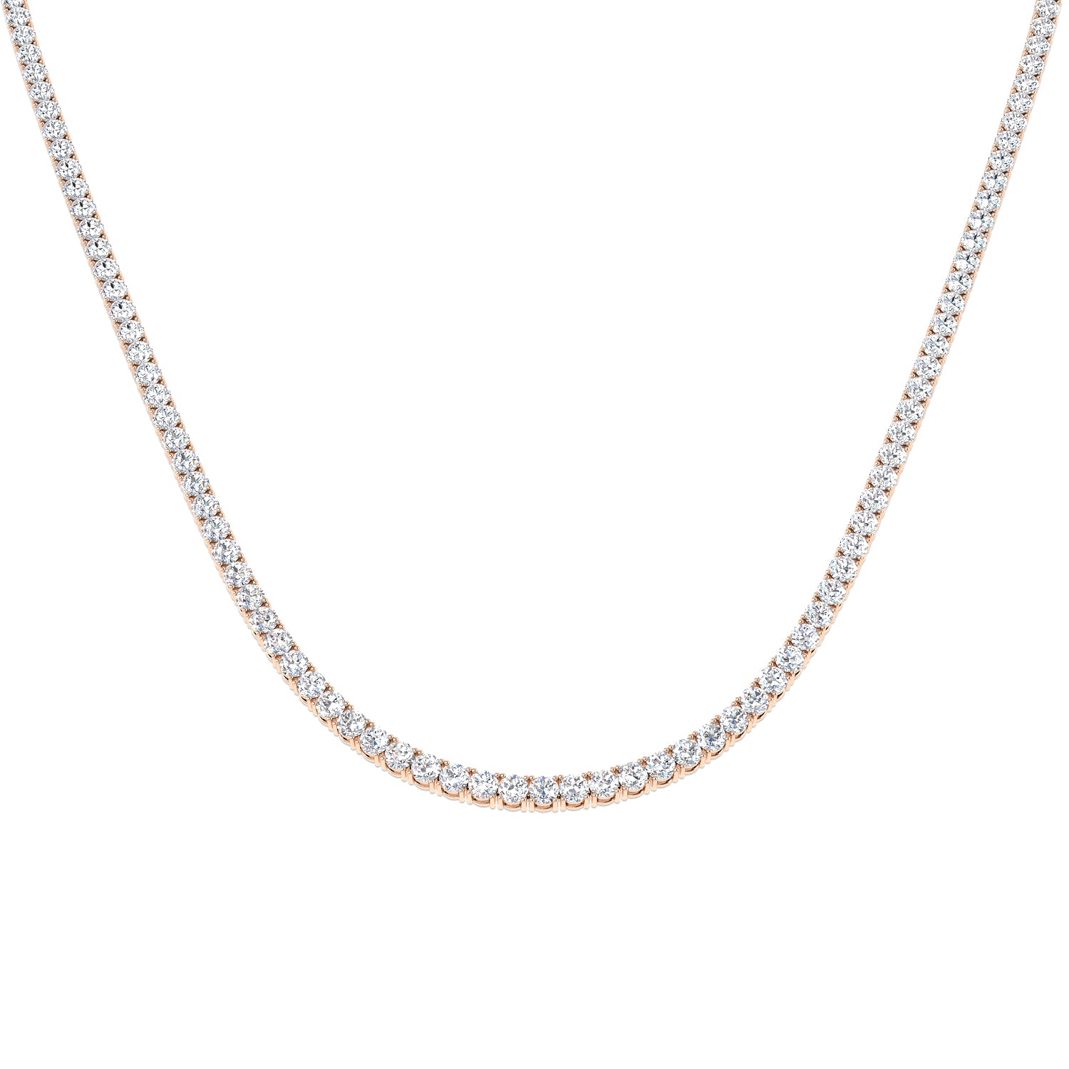 Round Diamond Necklace