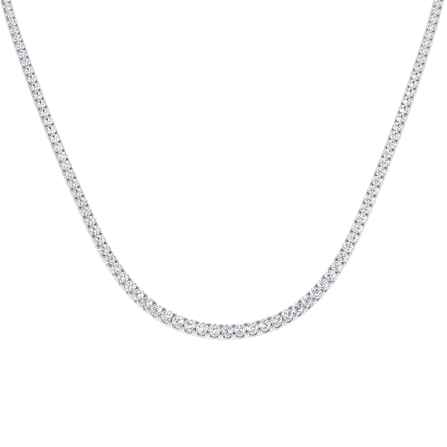 Round Diamond Necklace