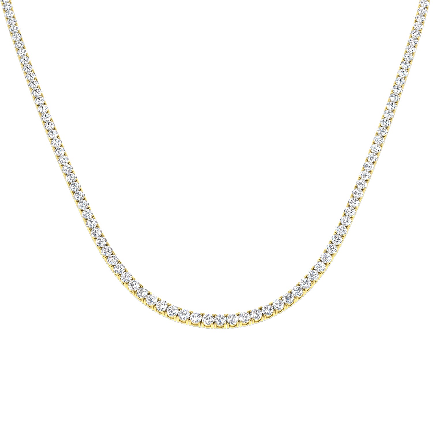 Round Diamond Necklace