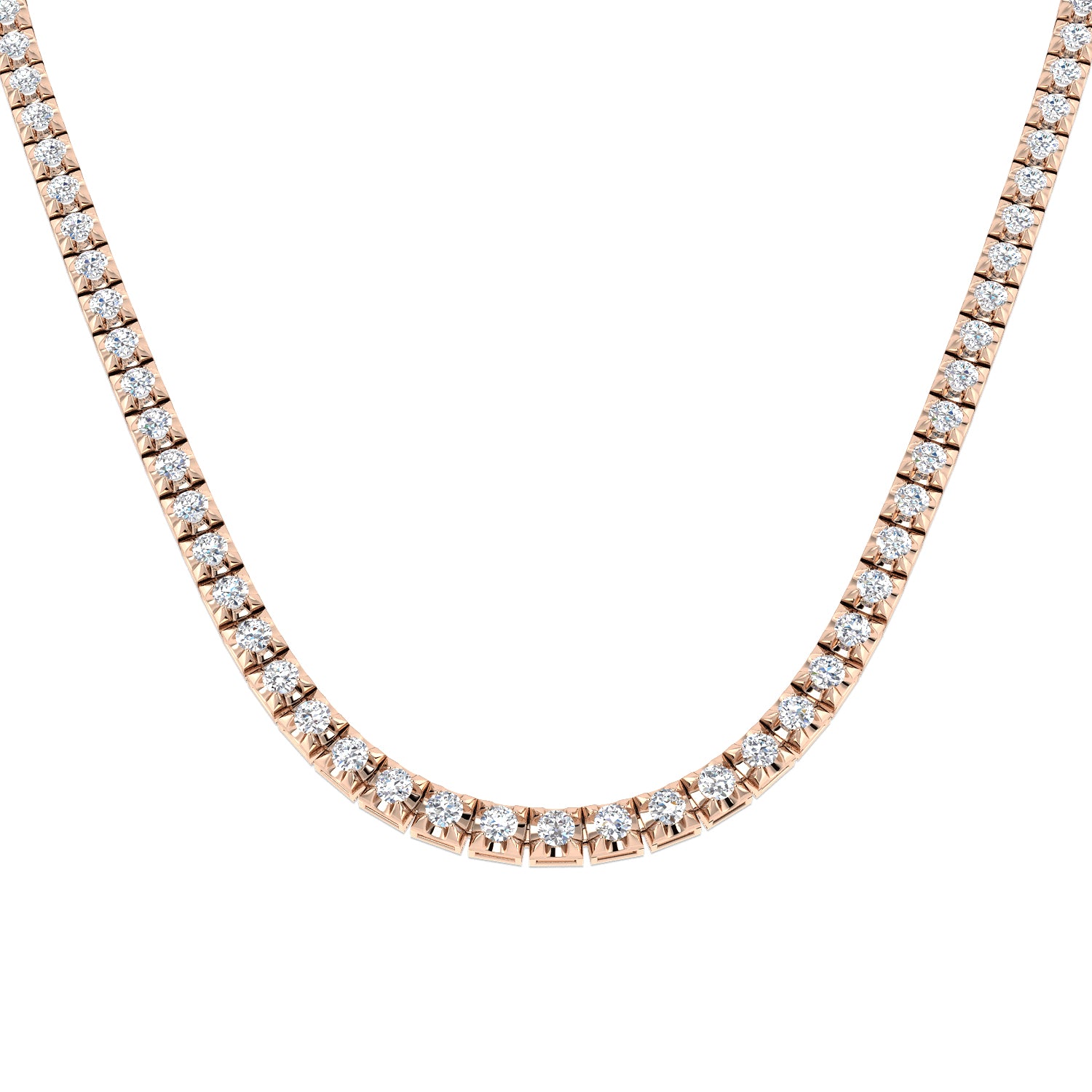 Round Diamond Necklace