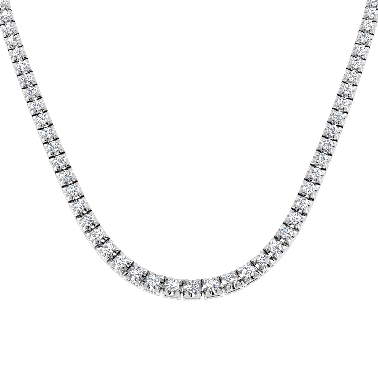Round Diamond Necklace