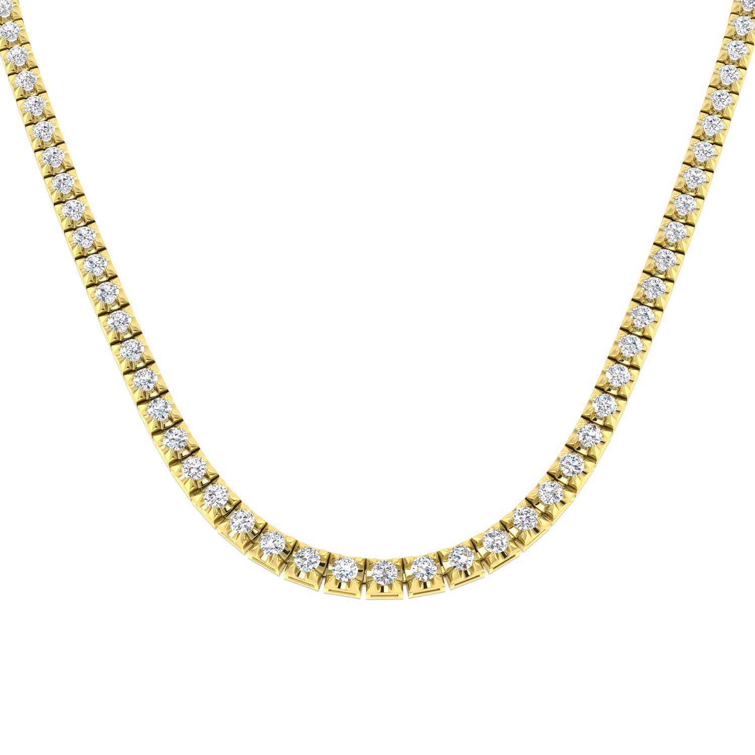 Round Diamond Necklace