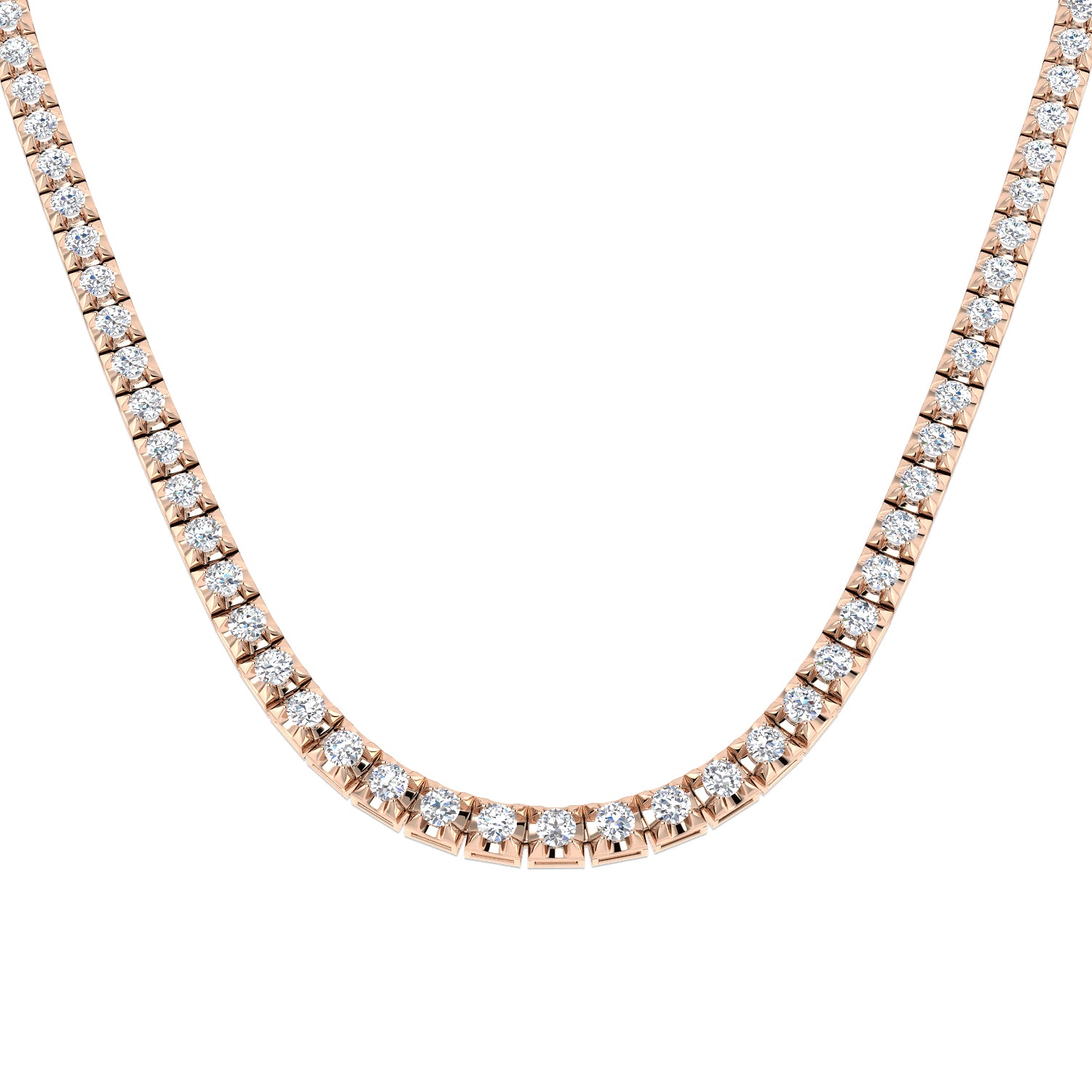 Round Diamond Necklace
