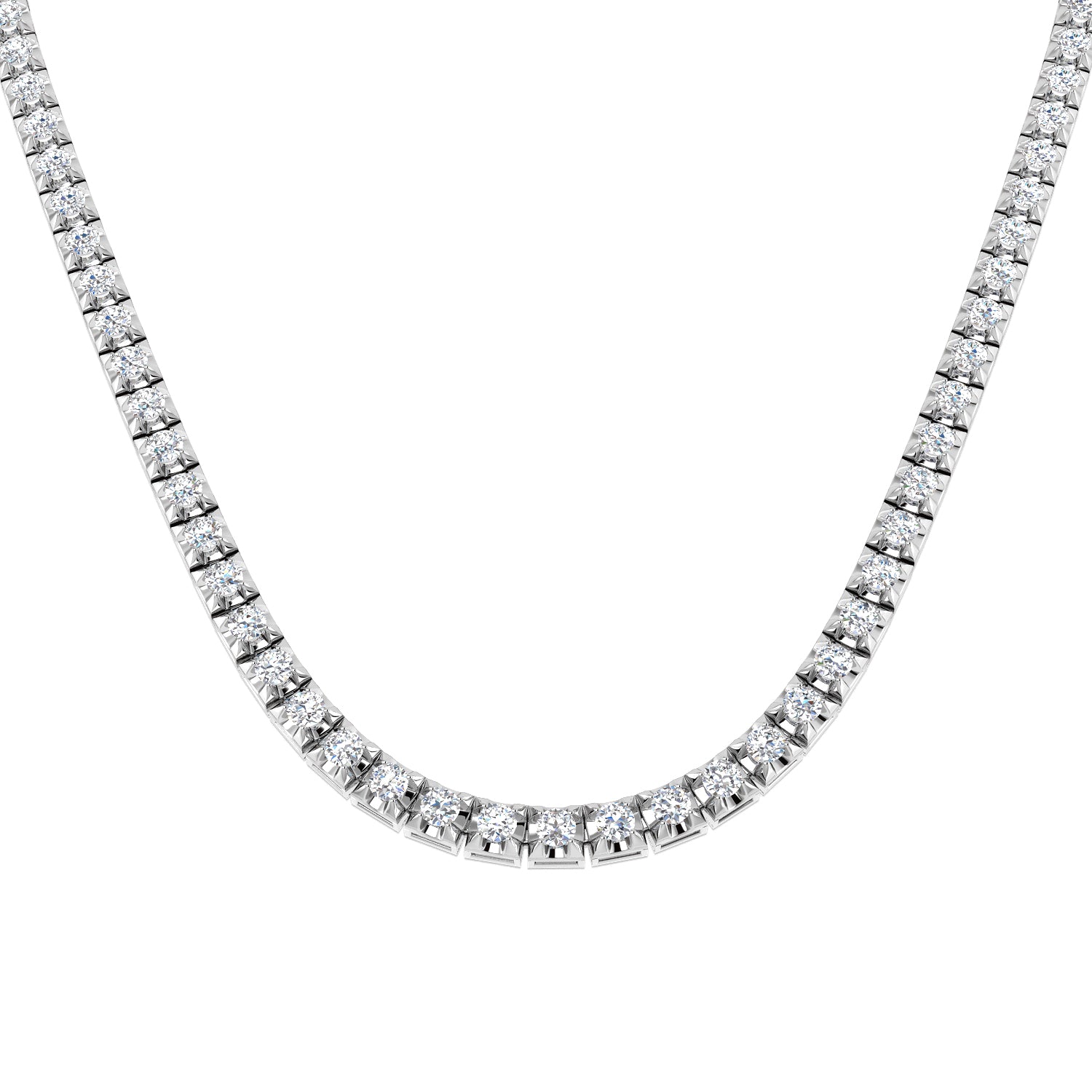 Round Diamond Necklace