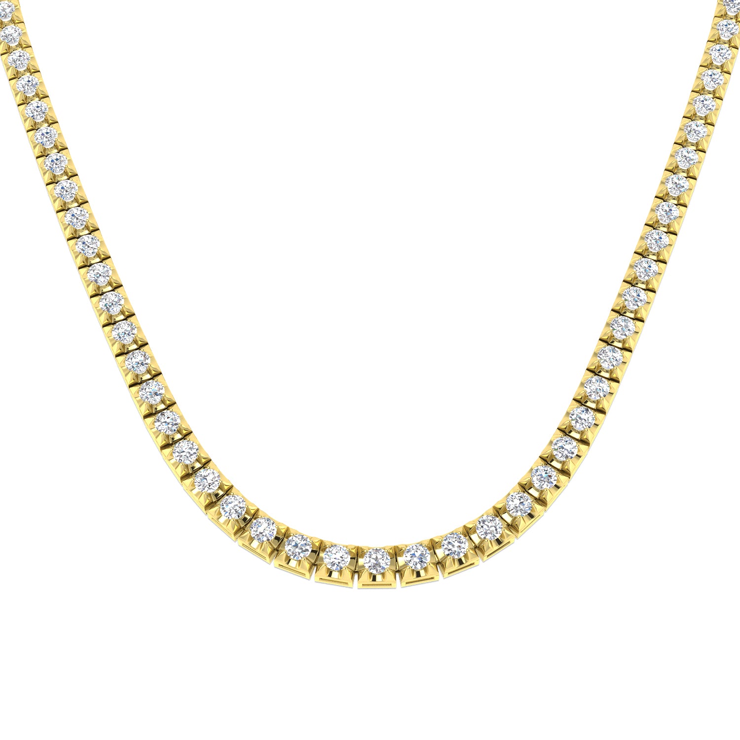 Round Diamond Necklace