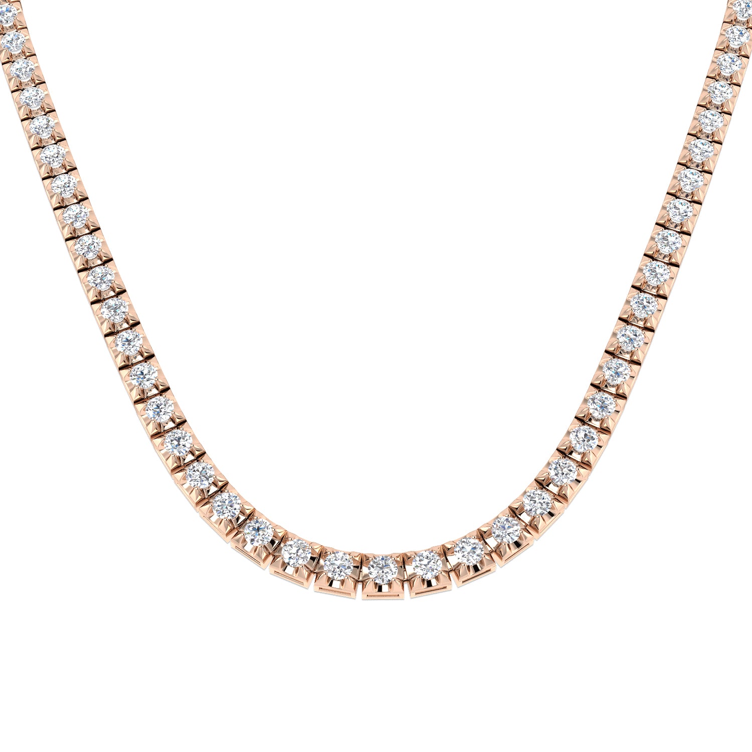 Round Diamond Necklace