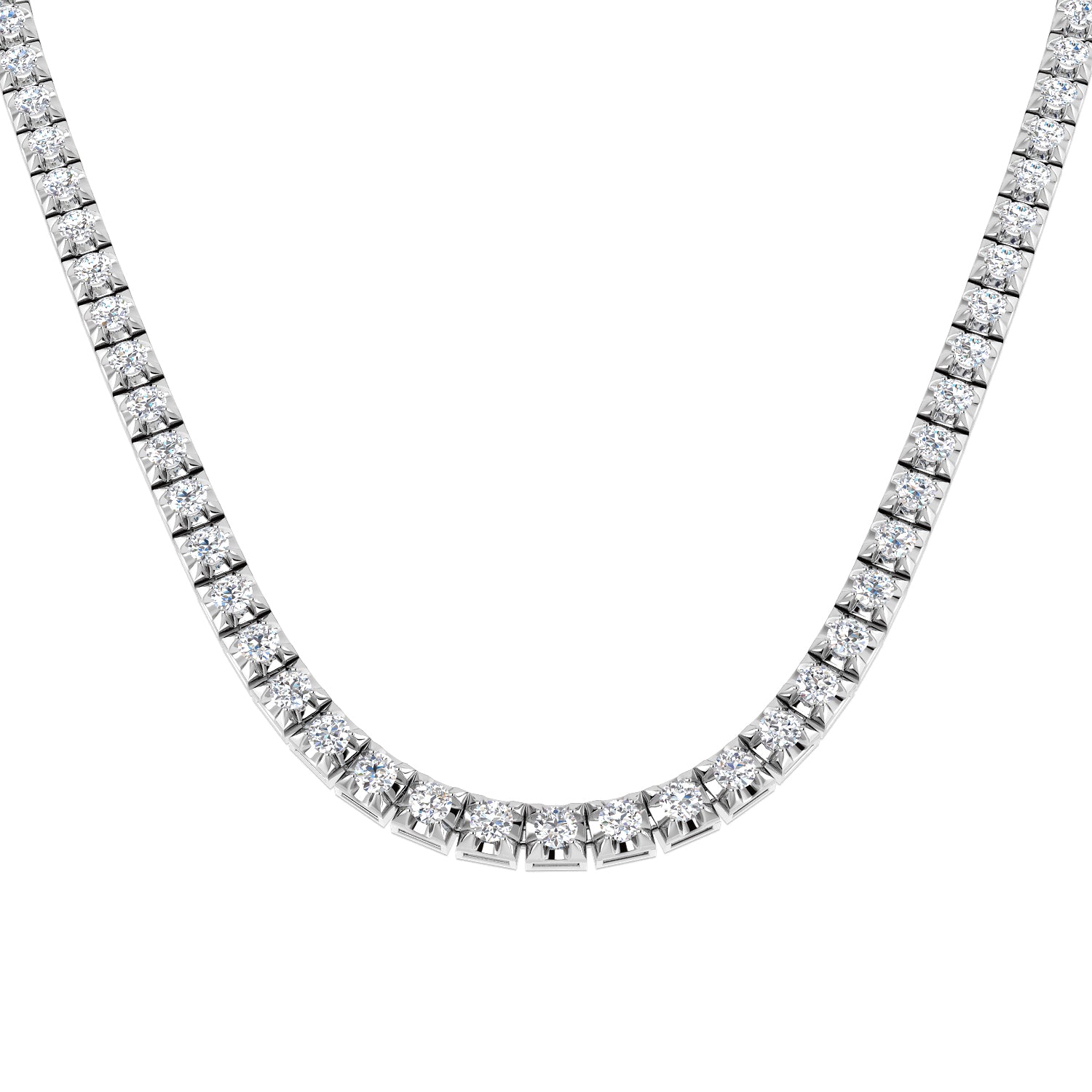 Round Diamond Necklace
