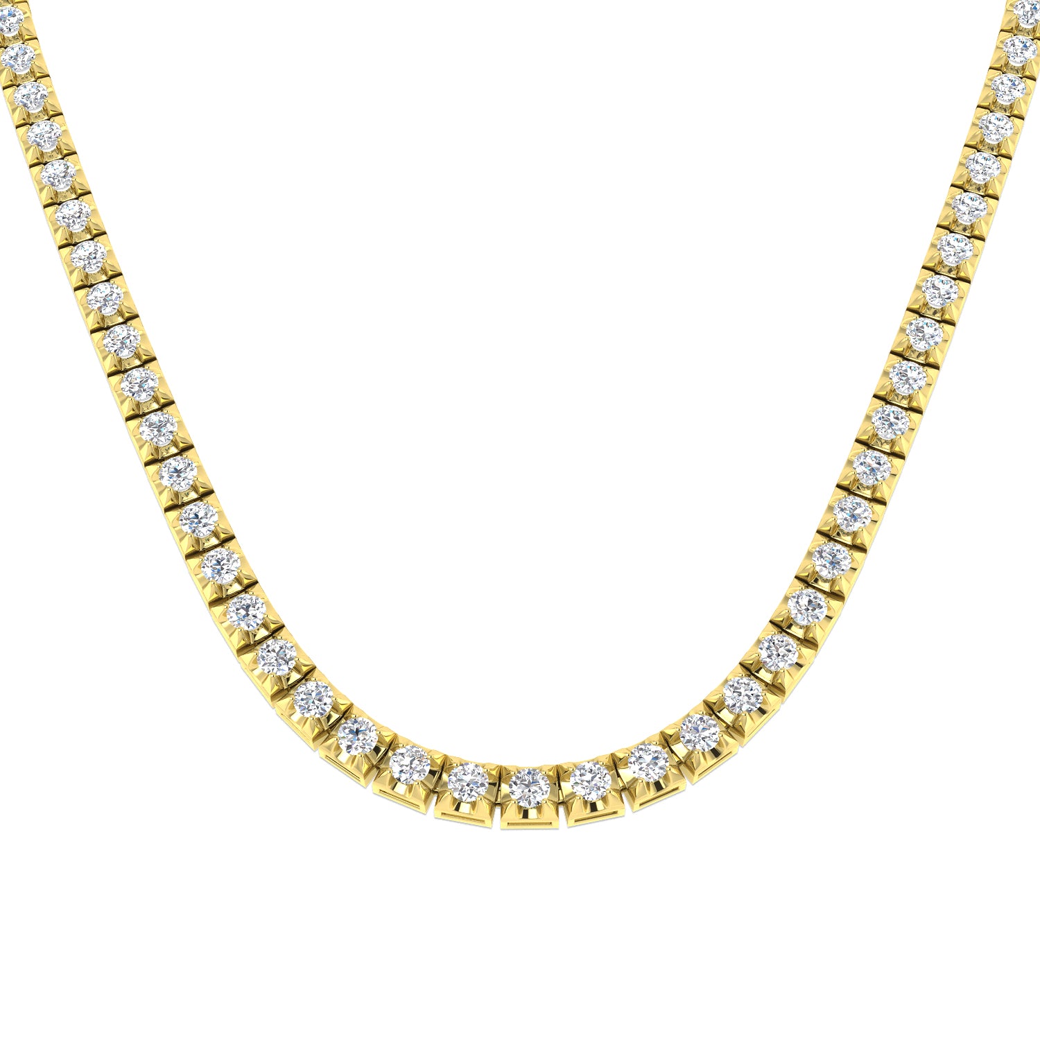 Round Diamond Necklace