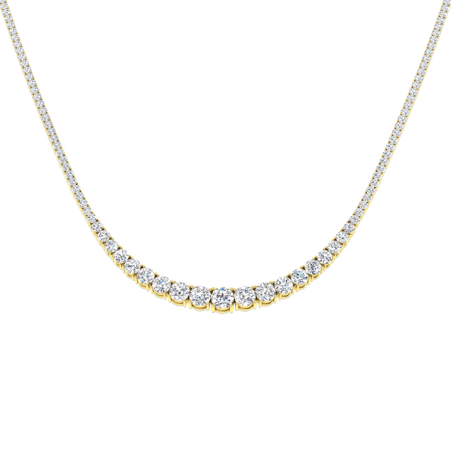Round Diamond Necklace