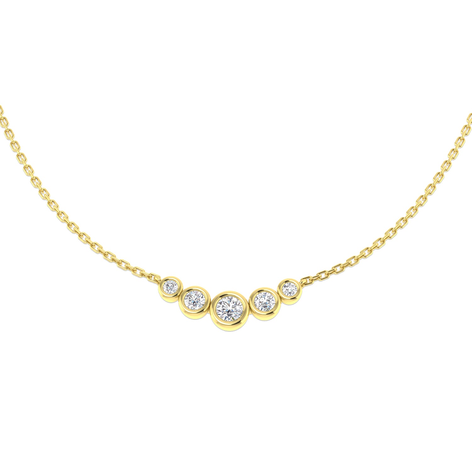Round Diamond Necklace