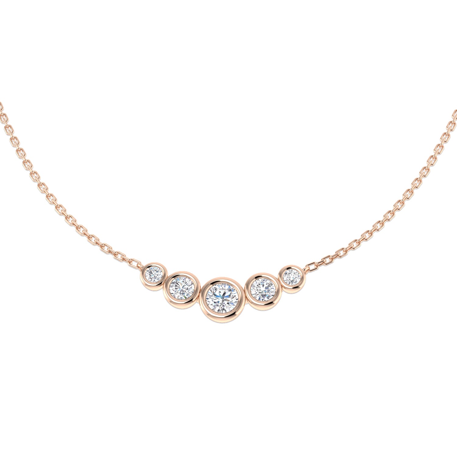Round Diamond Necklace