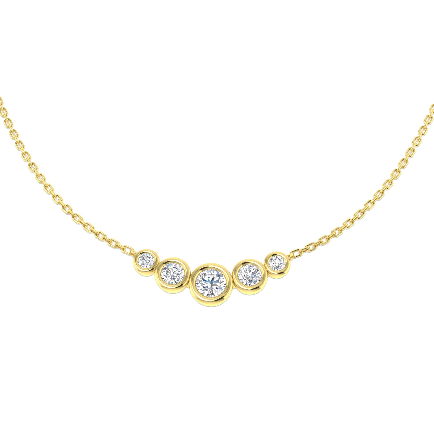 Round Diamond Necklace