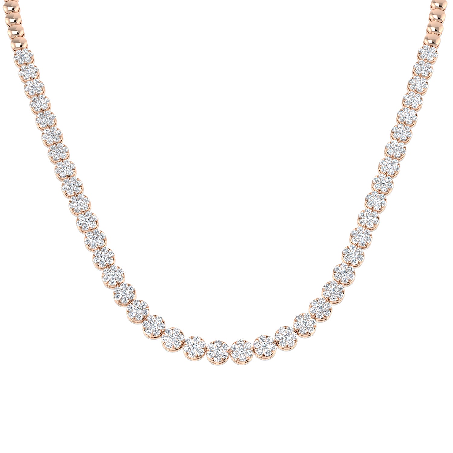 Round Diamond Necklace
