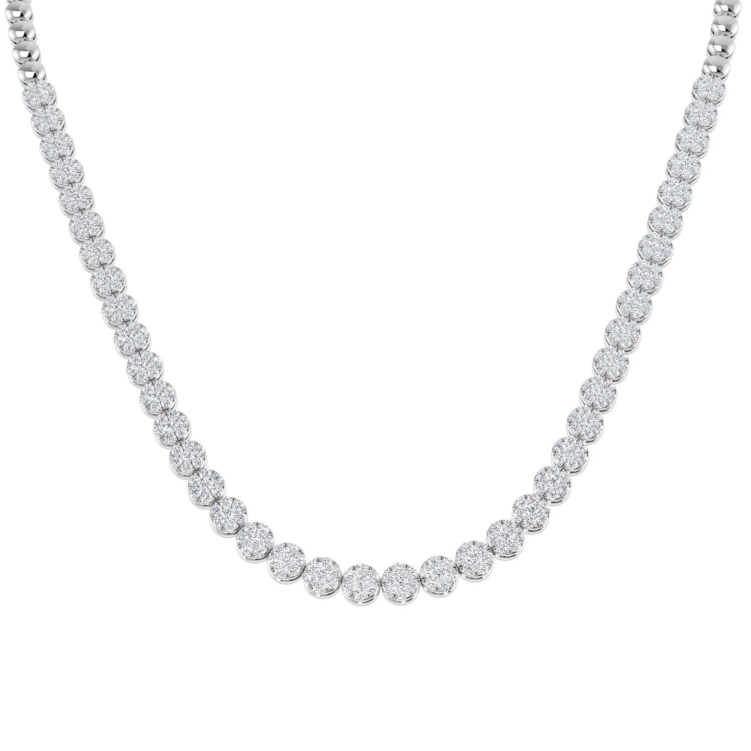 Round Diamond Necklace