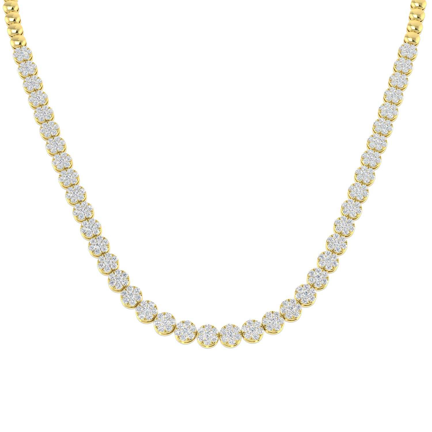 Round Diamond Necklace