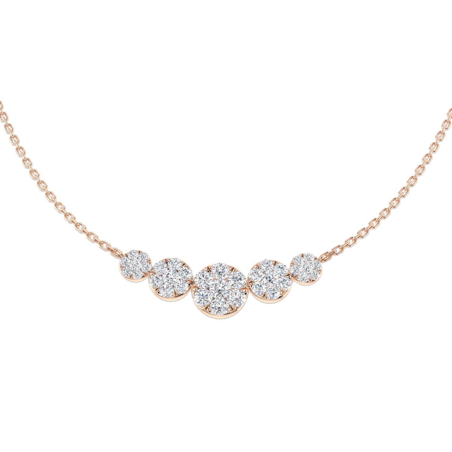 Round Diamond Necklace