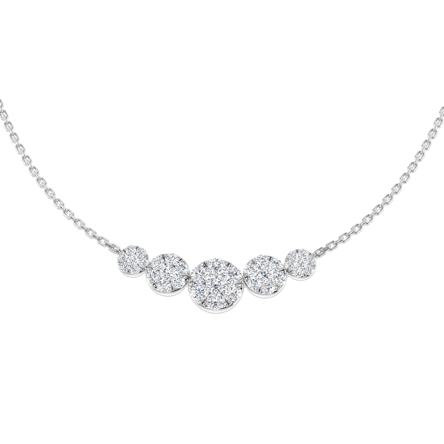 Round Diamond Necklace