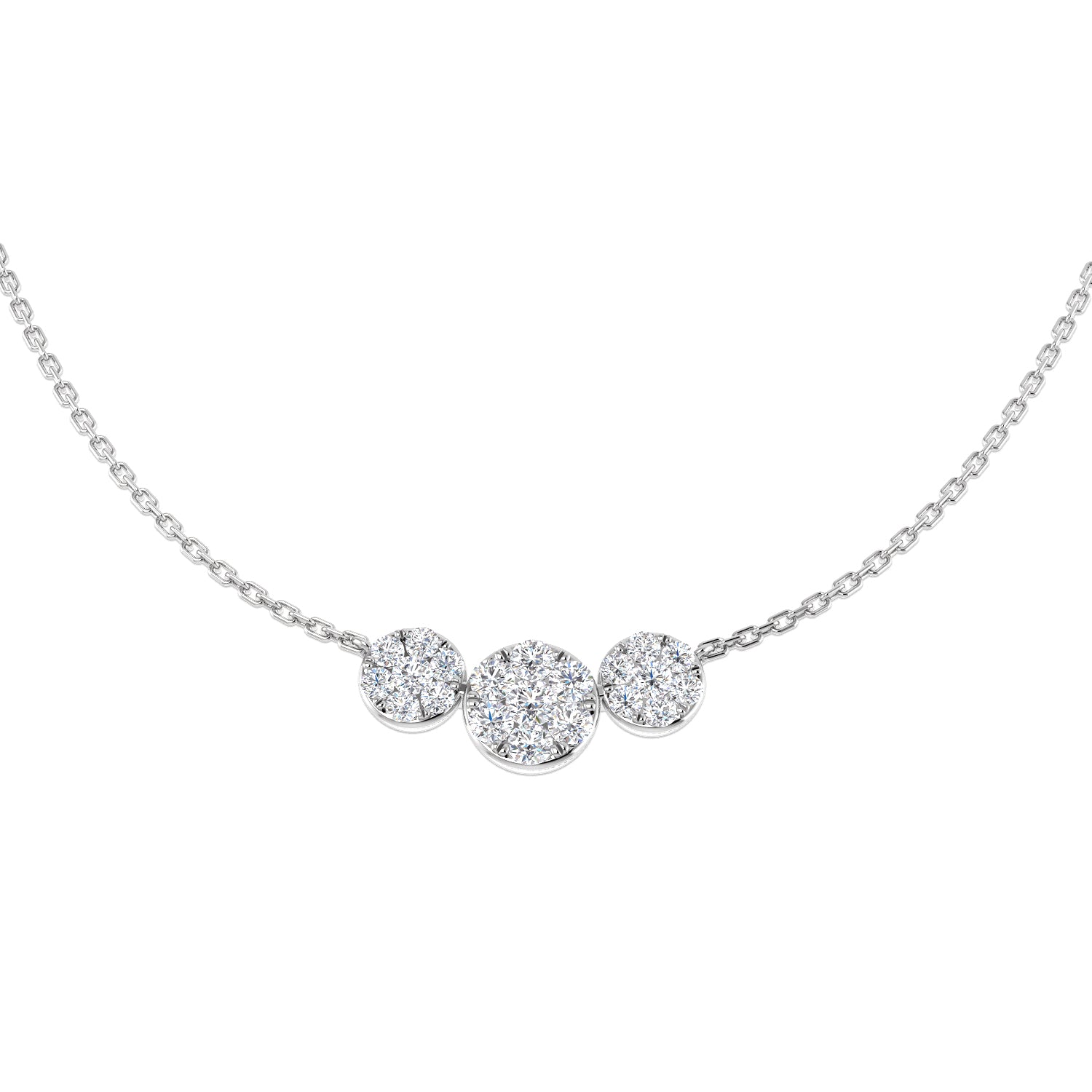 Round Diamond Necklace