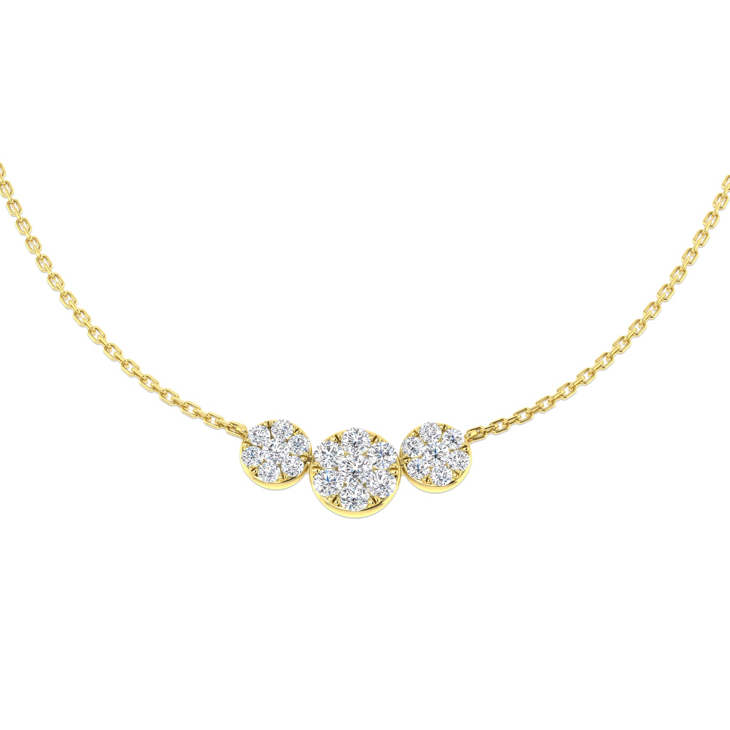 Round Diamond Necklace