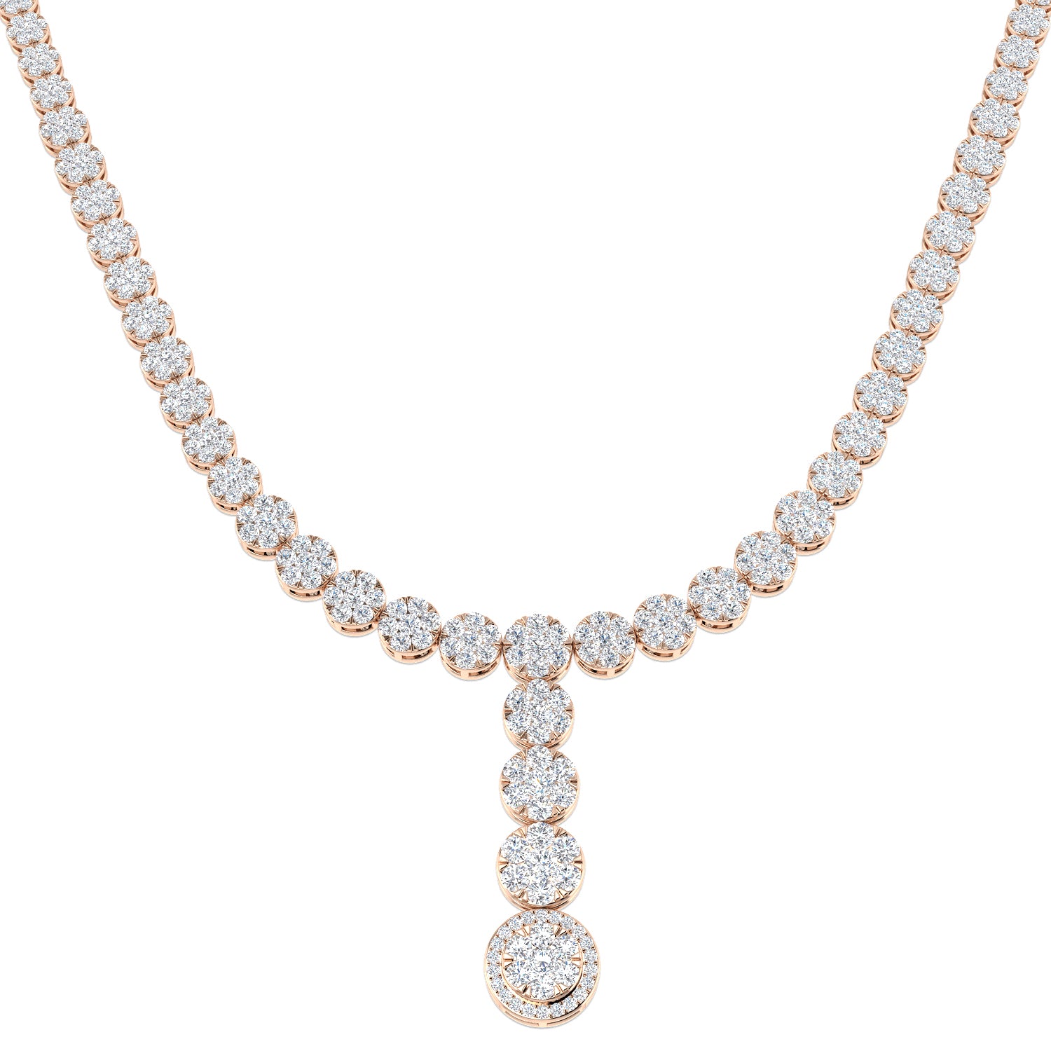 Round Diamond Necklace