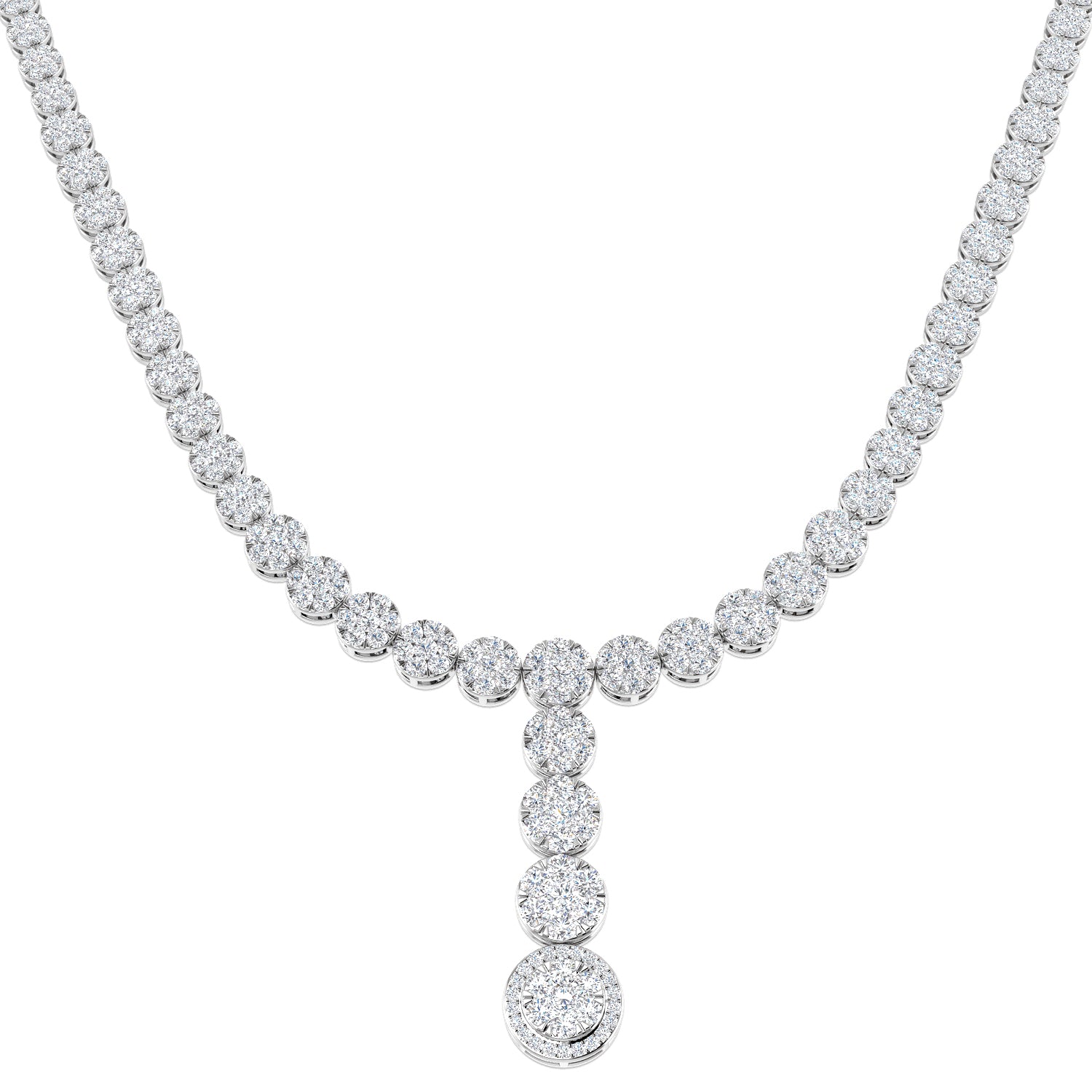 Round Diamond Necklace