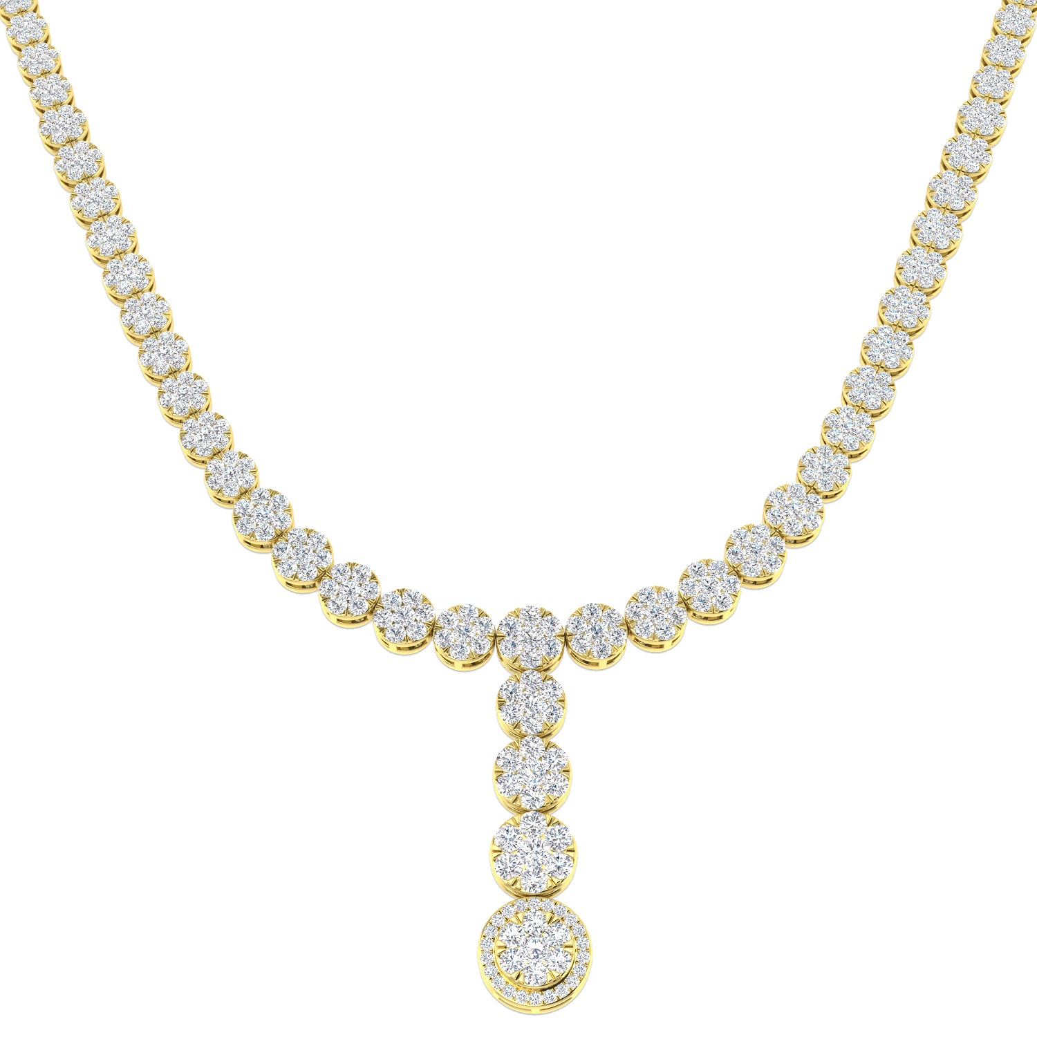 Round Diamond Necklace