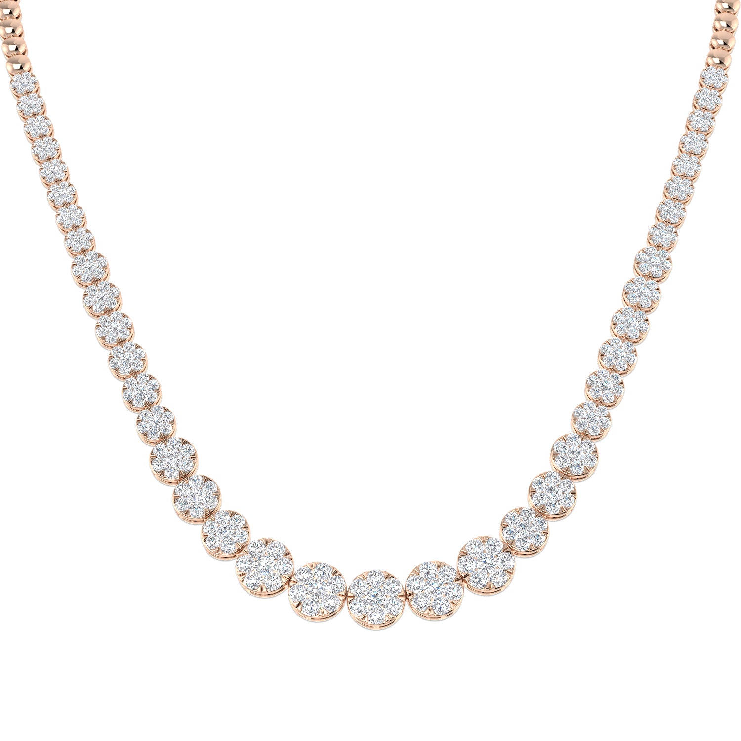 Round Diamond Necklace