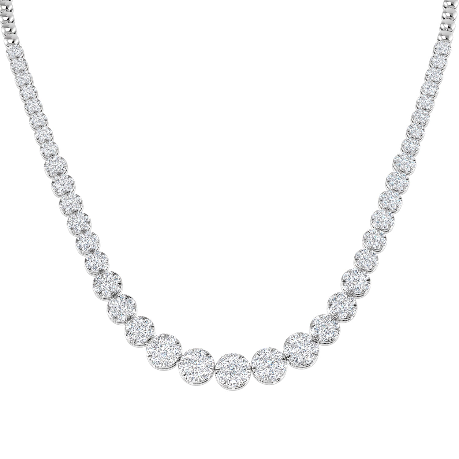 Round Diamond Necklace
