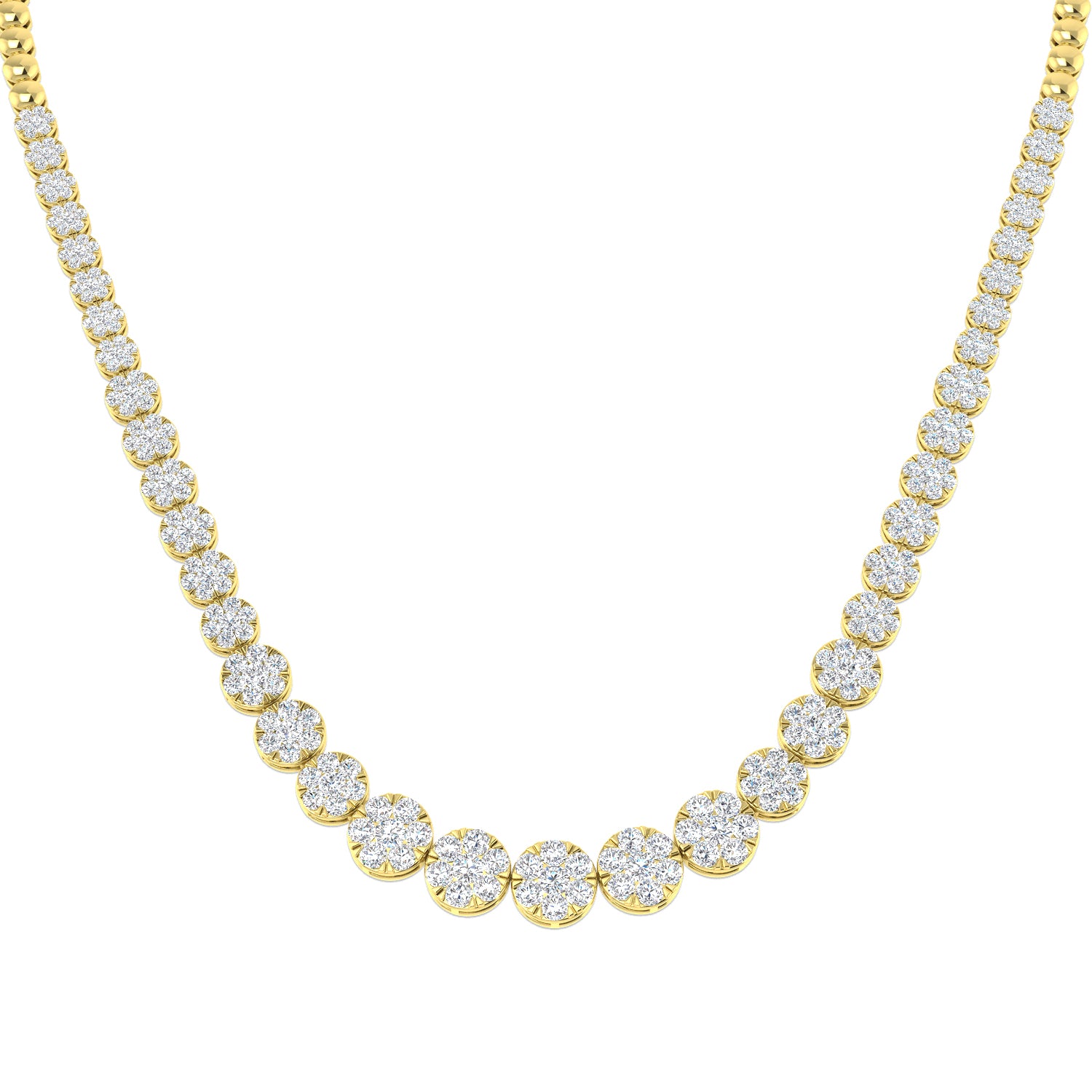 Round Diamond Necklace