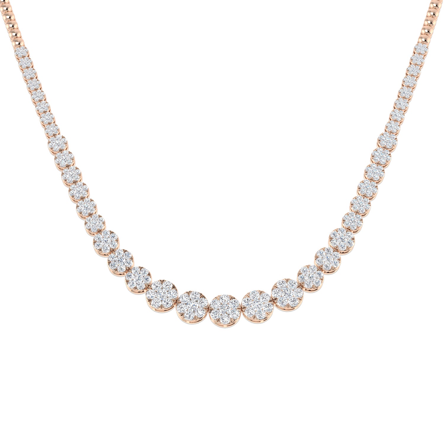 Round Diamond Necklace