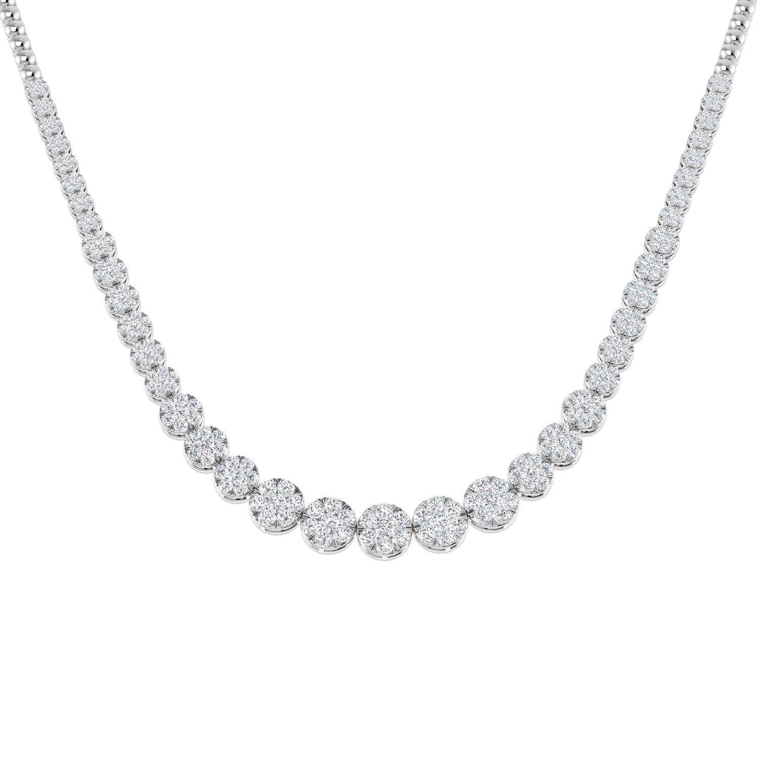 Round Diamond Necklace