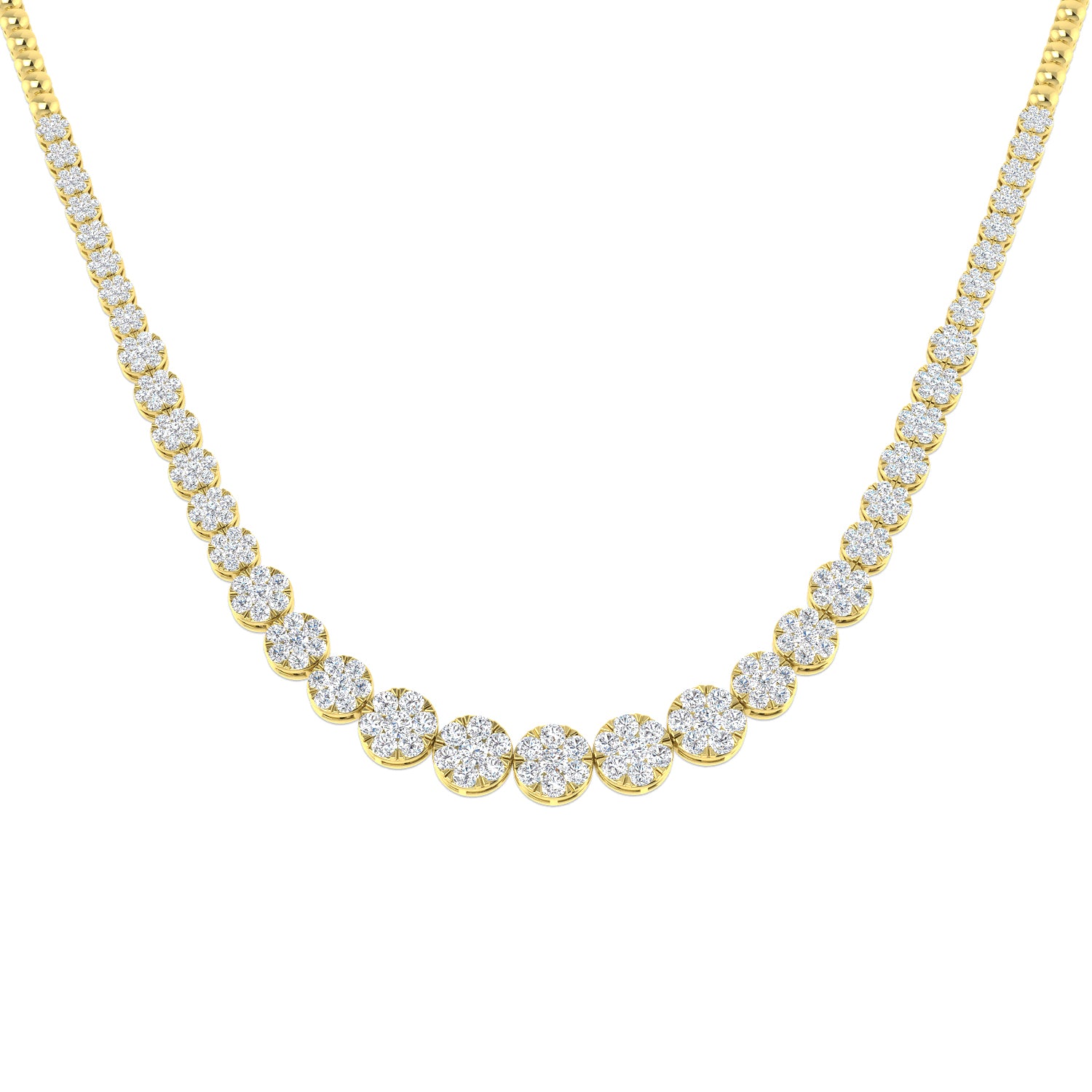 Round Diamond Necklace