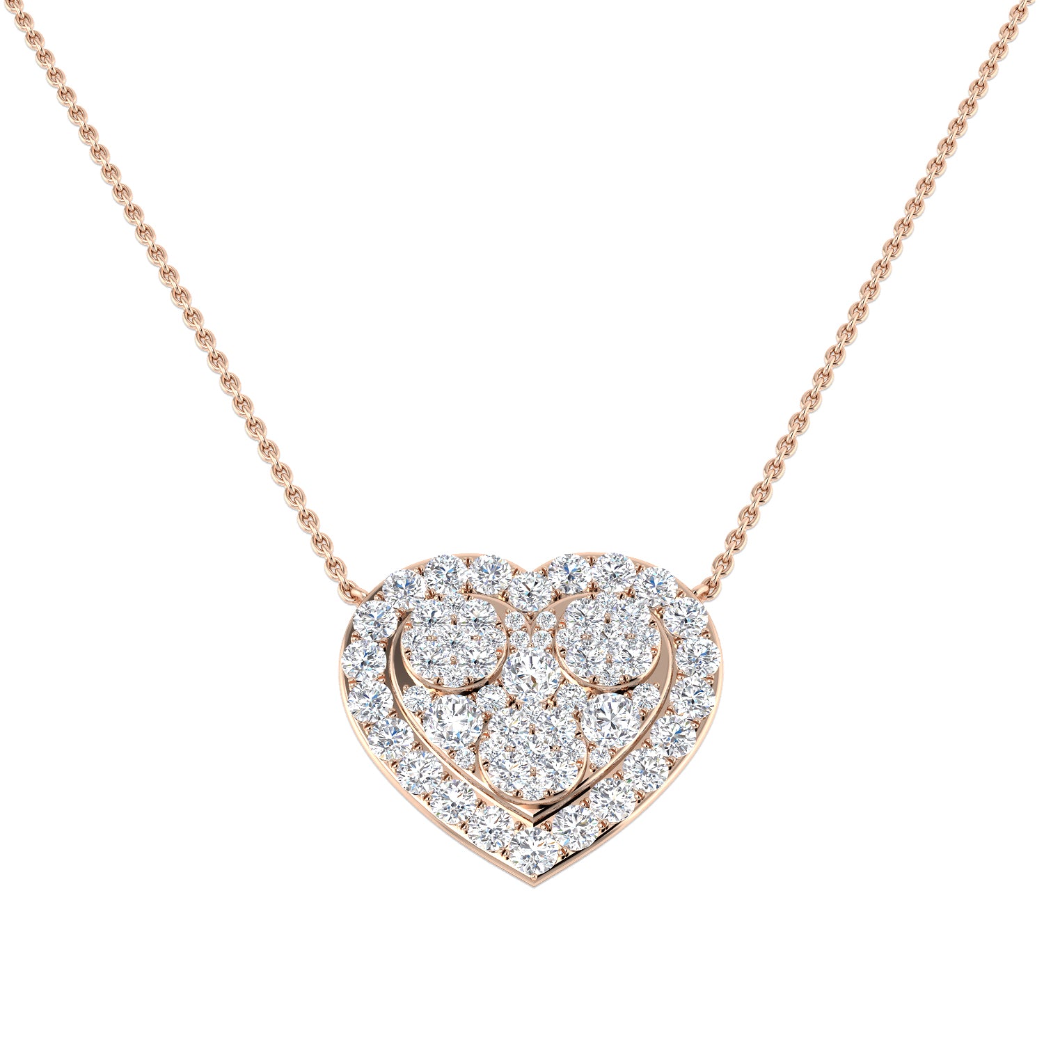 Round Diamond Necklace