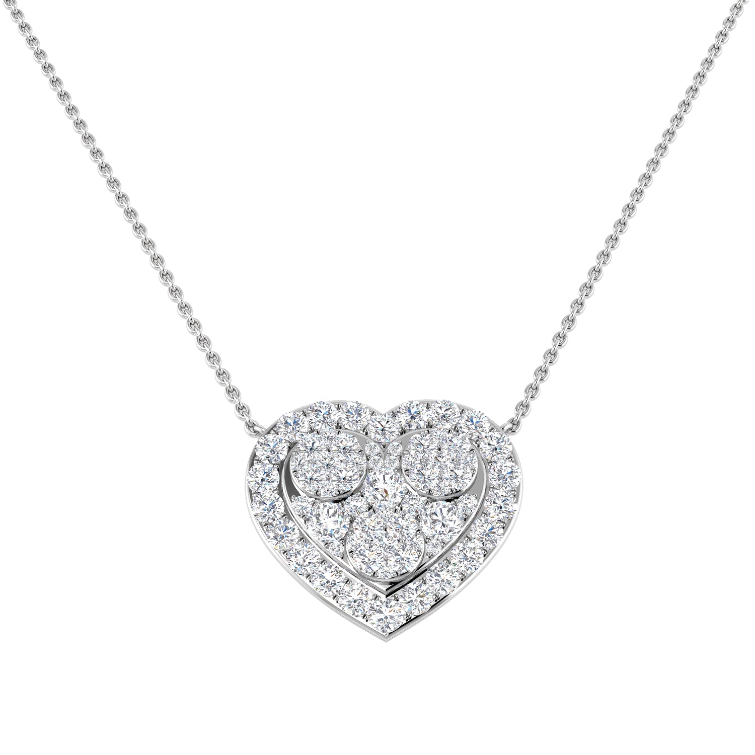 Round Diamond Necklace