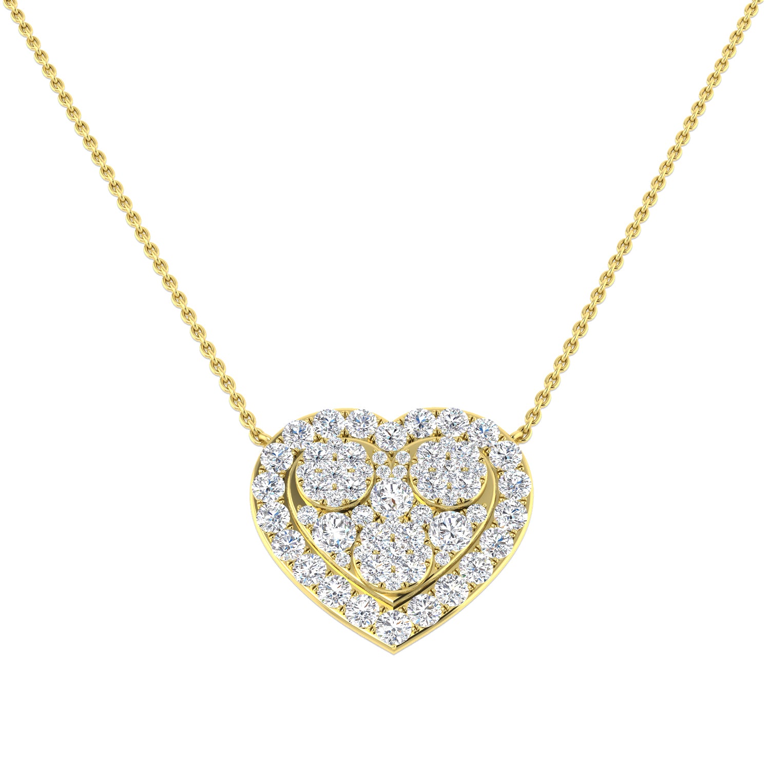 Round Diamond Necklace