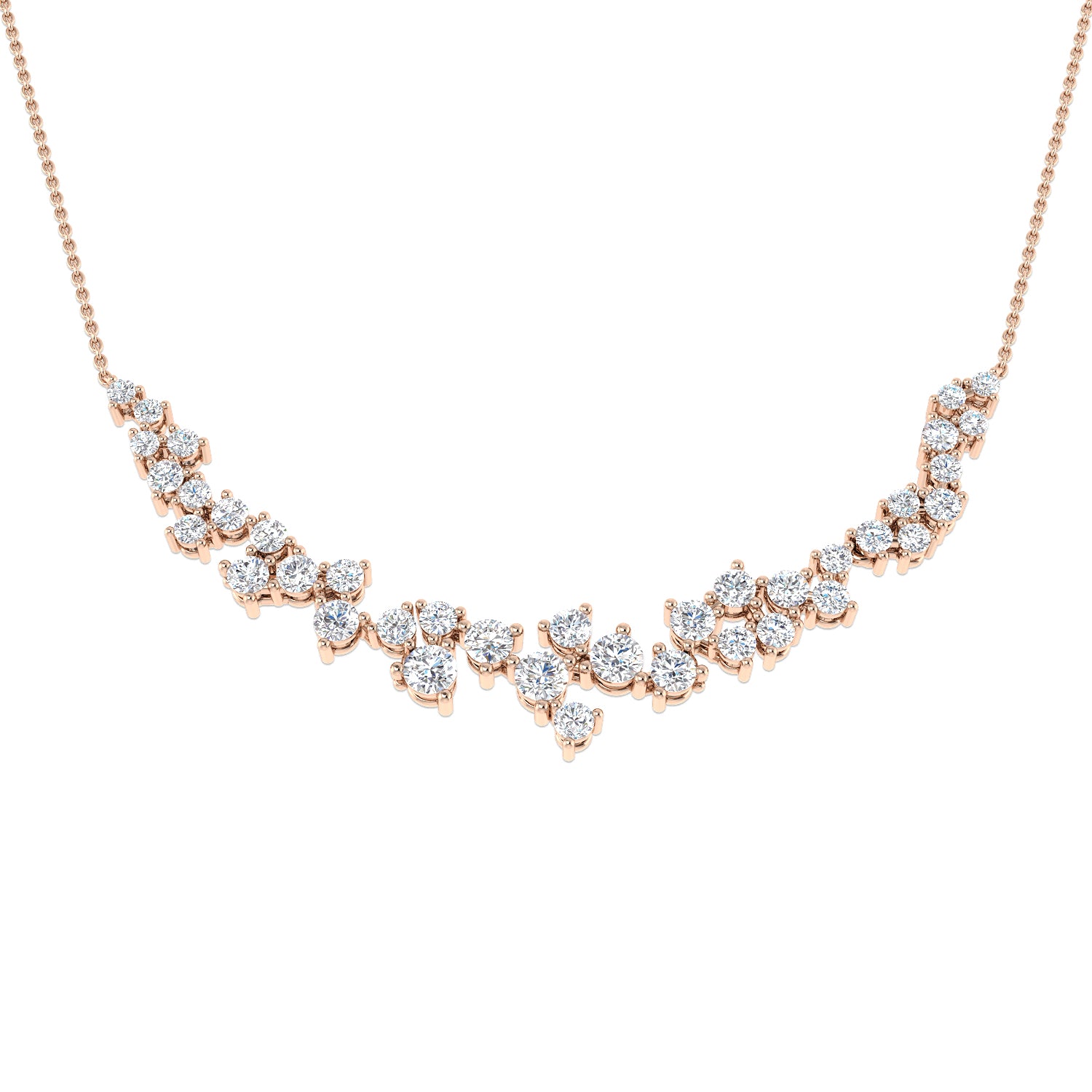 Round Diamond Necklace