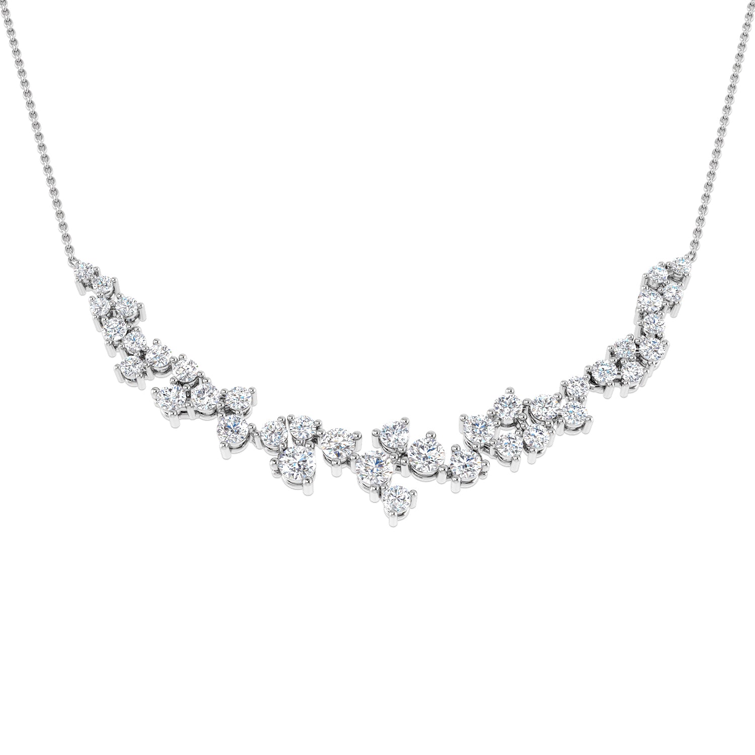 Round Diamond Necklace
